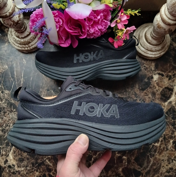 Hoka One Bondi 8 Comfort/Athletic Medical Field Shoes Size 9 4E Extra Wide Men - Picture 2 of 12